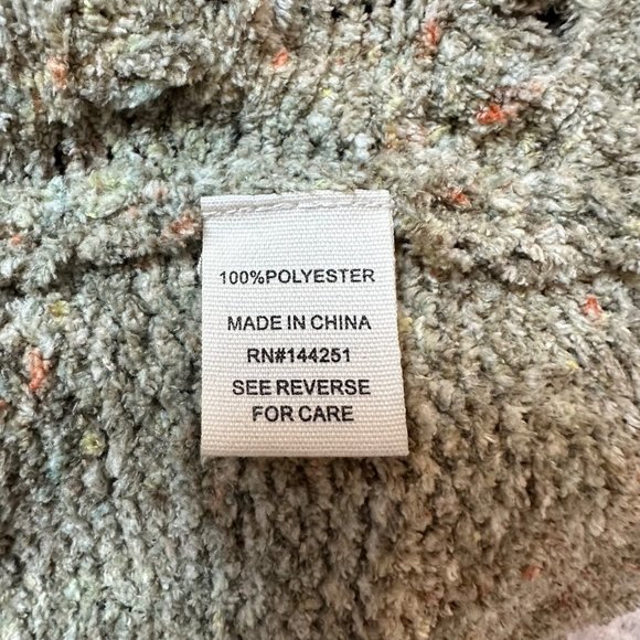 Knit Cowl Neck Super Soft Grey Long Sleeve Ribbed Hem Cuffs Top Pullover - Picture 8 of 12